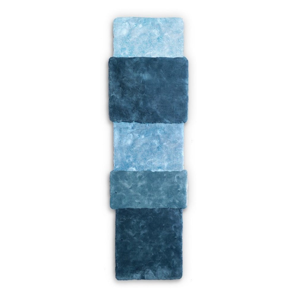 Covor EMKO Over Stripe, 71 x 260 cm, albastru