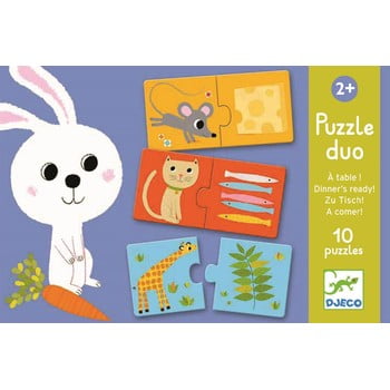 Puzzle pentru copii djeco duo food