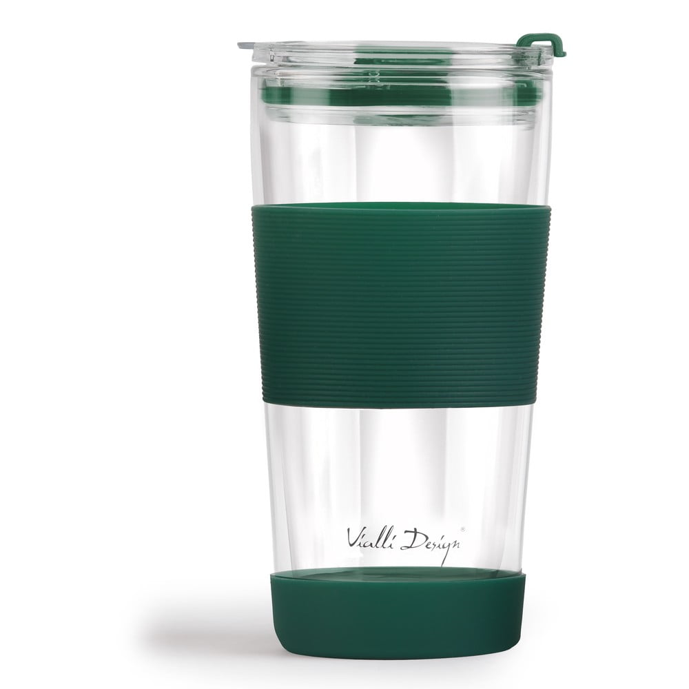 Cană termos verde 600 ml Fuori – Vialli Design