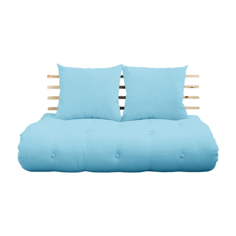 Canapea variabilă Karup Design Shin Sano Natur/Light Blue bonami.ro