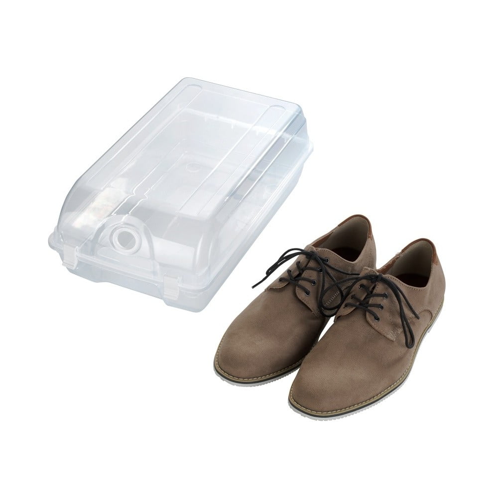 Cutie transparentă pentru depozitarea pantofilor Wenko Smart, lățime 21 cm bonami.ro