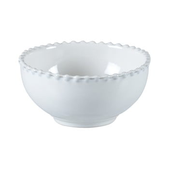 Bol din gresie ceramică costa nova pearl, ⌀ 13 cm, alb