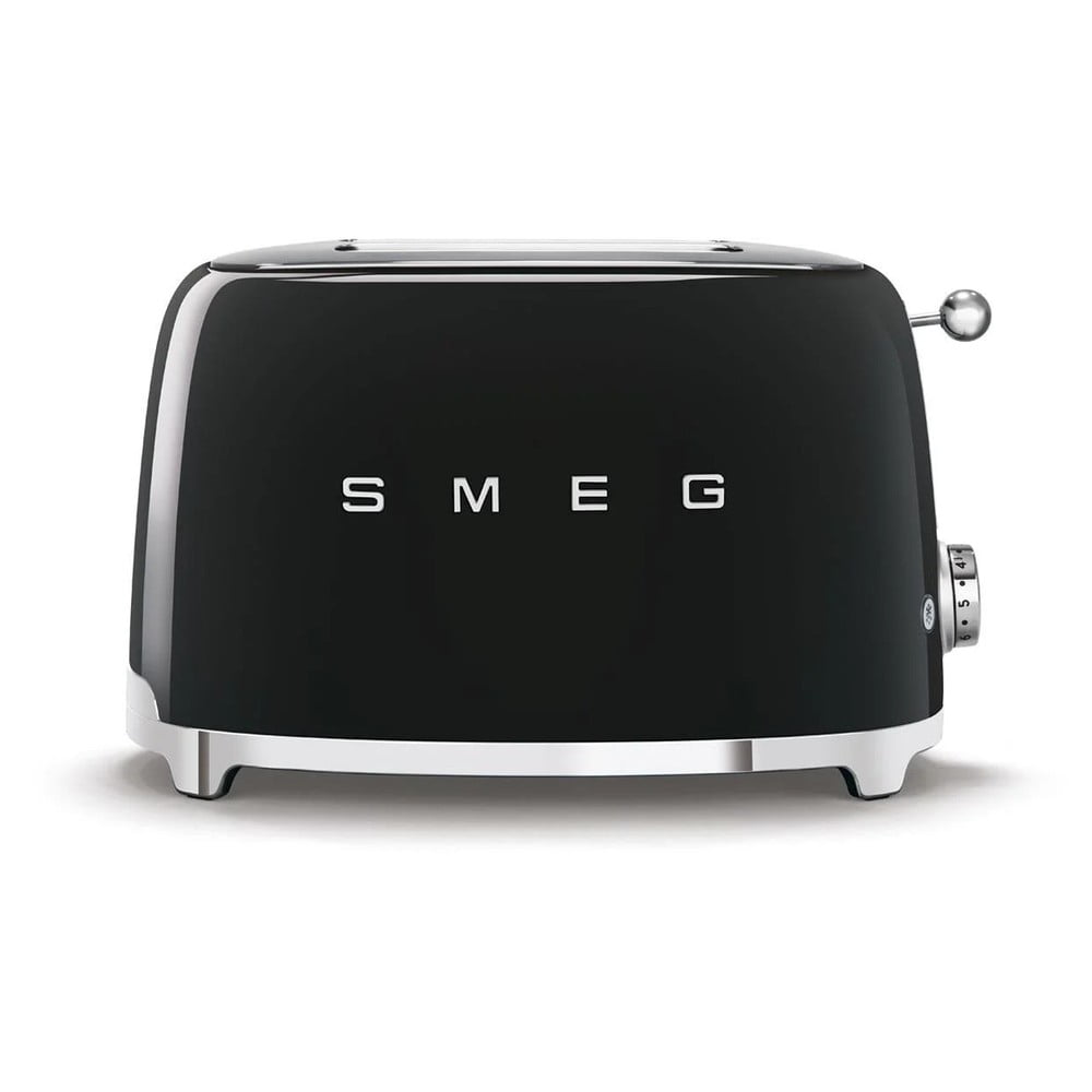 Prăjitor de pâine negru Retro Style – SMEG