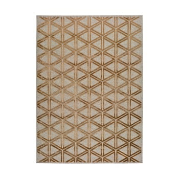 Covor universal lana triangle, 120 x 170 cm, gri-portocaliu