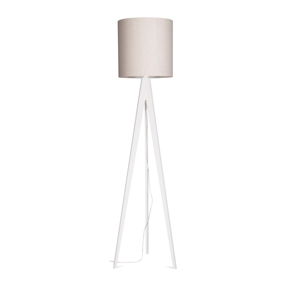 Lampadar 4room Artist, mesteacan alb lăcuit, 158 cm