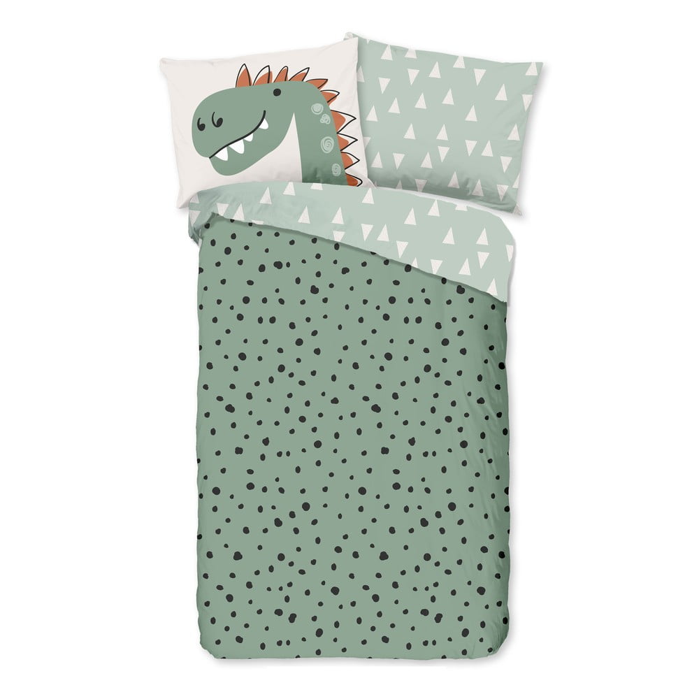Lenjerie din bumbac pentru copii bonami selection dino, 90 x 130 cm