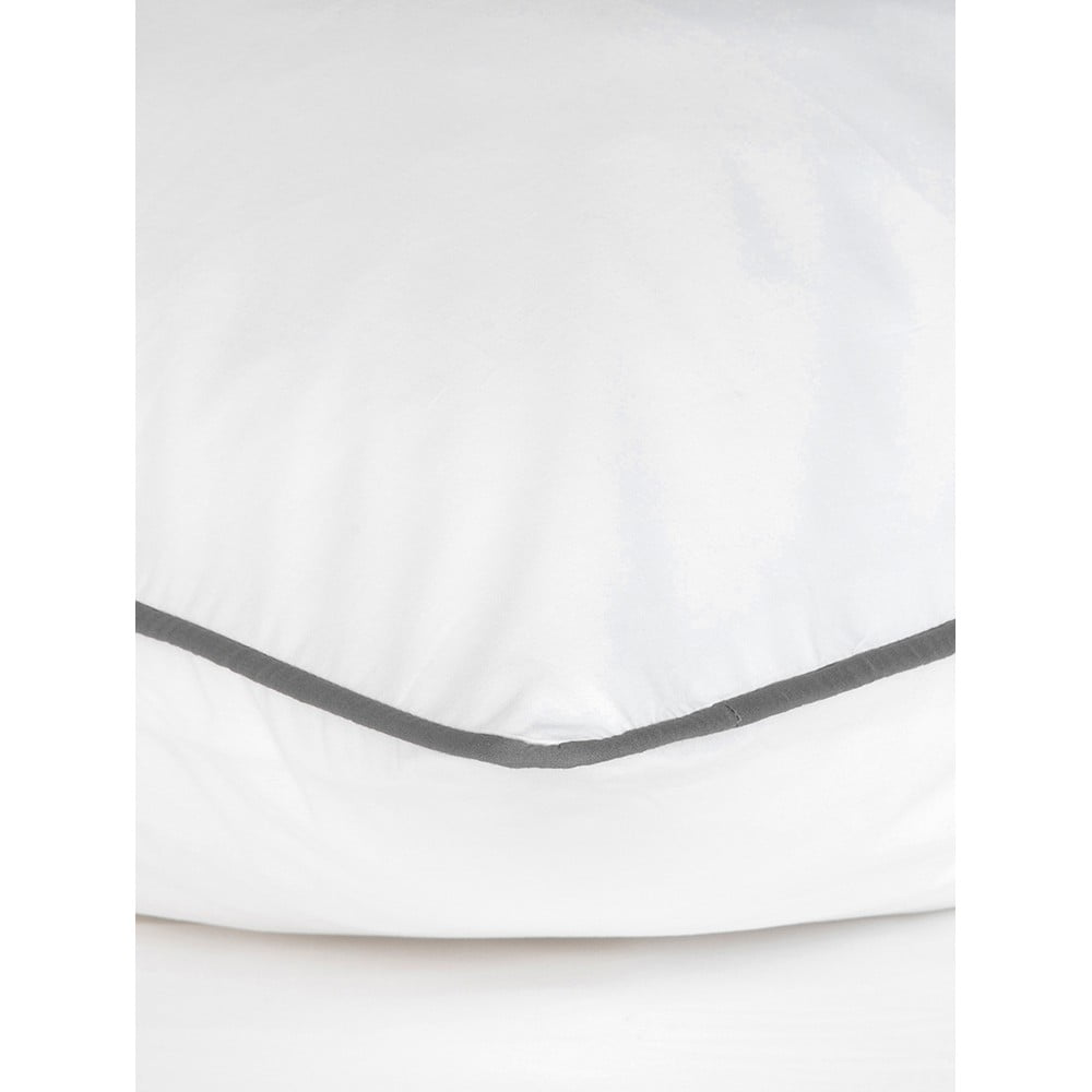 Lenjerie de pat din bumbac percale Westwing Collection Daria, 135 x 200 cm, alb - 3 | YEO