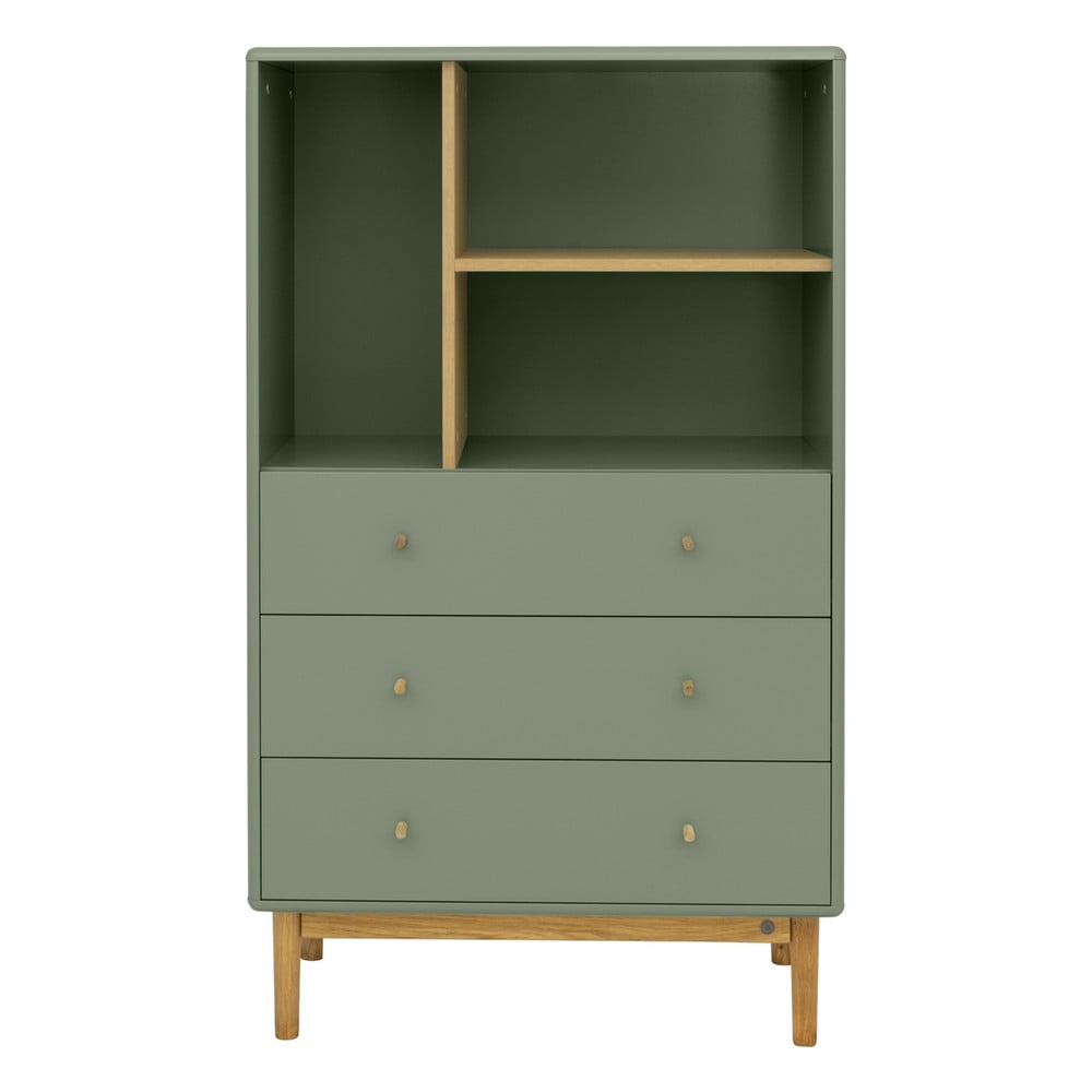 Bibliotecă verde 80x134 cm Color Living - Tom Tailor for Tenzo