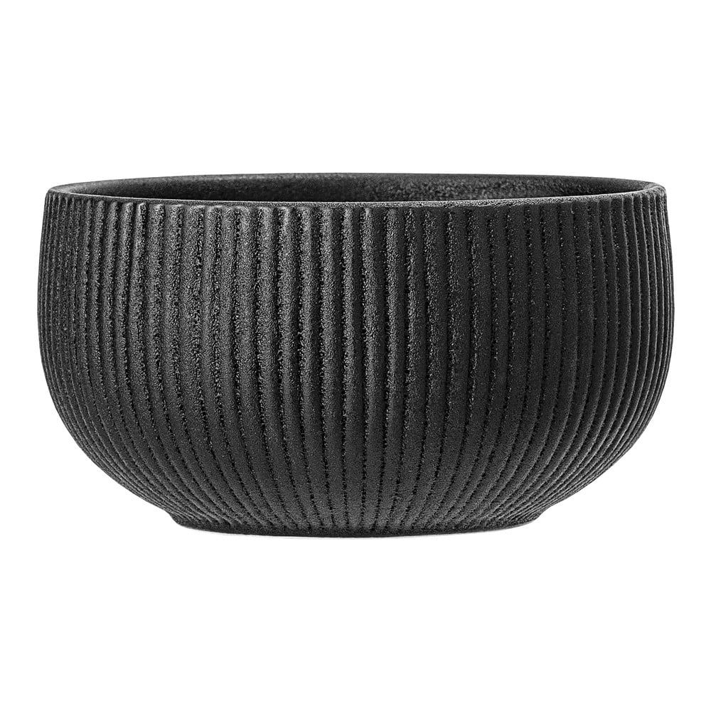 Bol din gresie ceramică Bloomingville Neri, ø 14,5 cm, negru Bloomingville imagine 2022