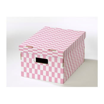 Set 2 cutii pentru depozitare din carton ondulat Compactor Teddy, 40 x 31 x 21 cm
