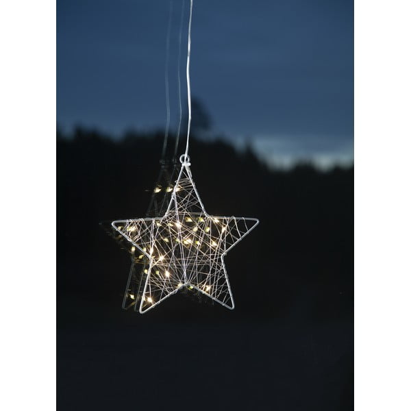 Decorațiune luminoasă cu LED Star Trading Wiry Star, înălțime 21 cm