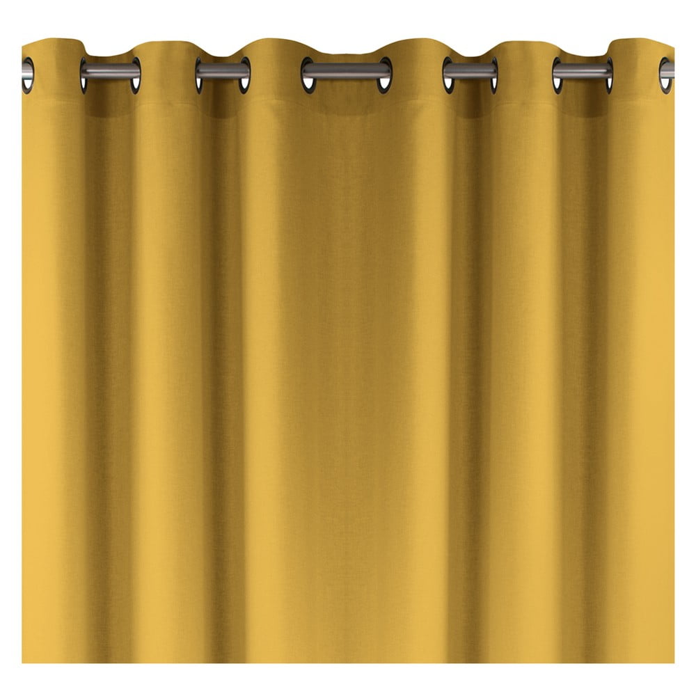 Draperie galben-muștar 140×300 cm Carmena – Homede 140x300 pret redus