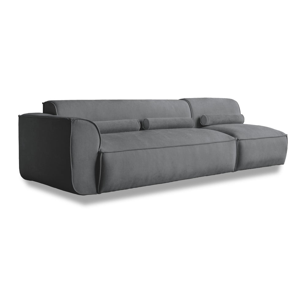 Șezlong modular gri (cu colț pe partea stângă ) Flex Felix – Miuform