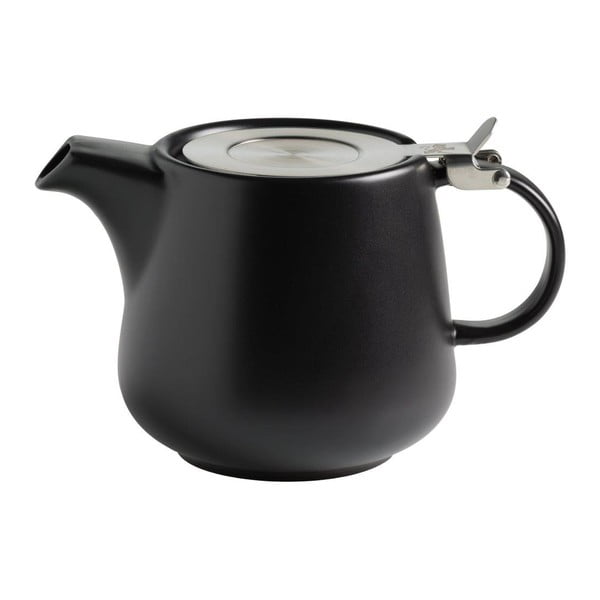 Ceainic din porțelan cu strecurătoare Maxwell & Williams Tint, 600 ml, negru