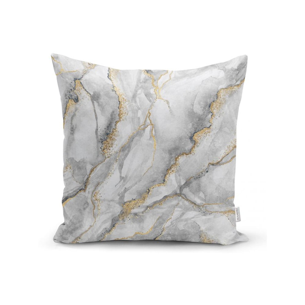 Față de pernă Minimalist Cushion Covers Marble With Hint Of Gold, 45 x 45 cm bonami.ro imagine noua