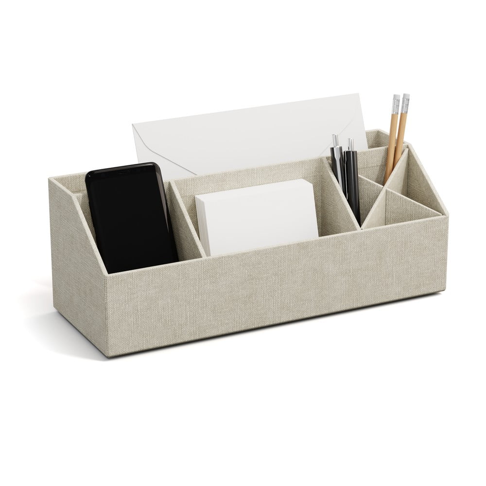 Organizator pentru papetărie din carton Elisa Canvas Paper Laminate – Bigso