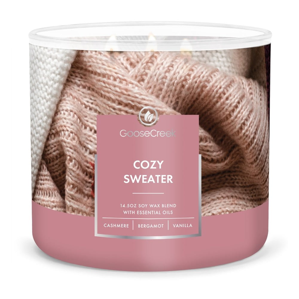 Lumânare parfumată Goose Creek Cozy Sweater, timp de ardere 35 h ardere pret redus