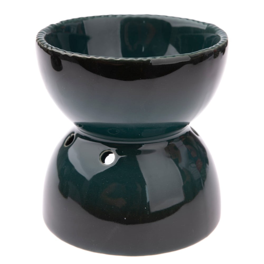 Lampă aromaterapie din ceramică Dakls, înălțime 11,5 cm, verde închis bonami.ro imagine noua 2022