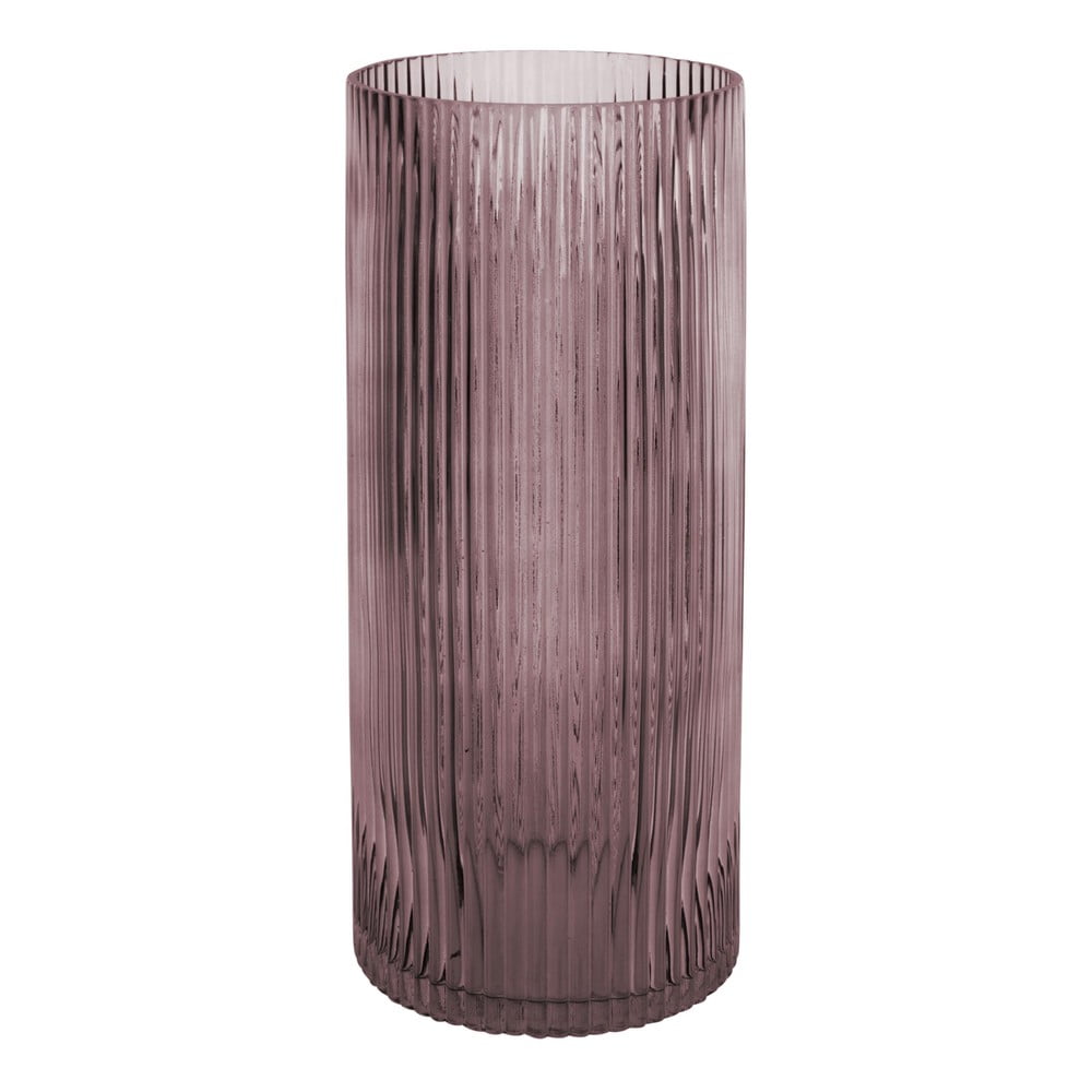 Vaza din sticla PT LIVING Allure, inaltime 30 cm, maro