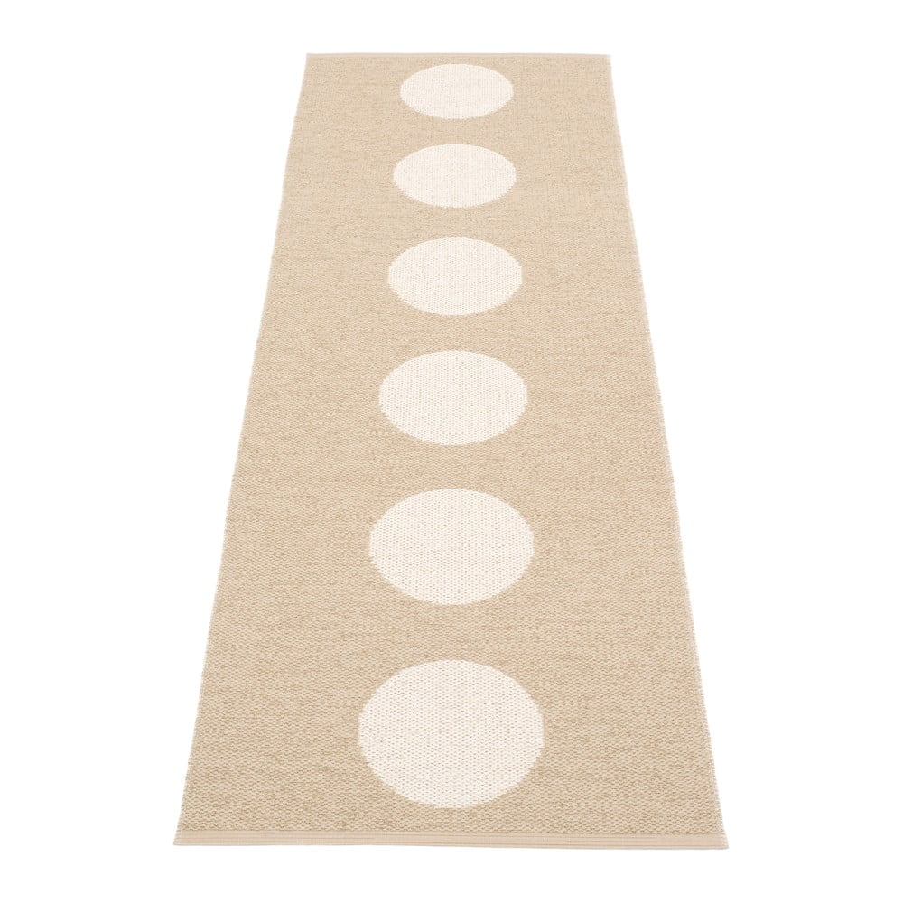 Covor tip traversă pentru interior și exterior bej 70x225 cm Vera Beige – Pappelina