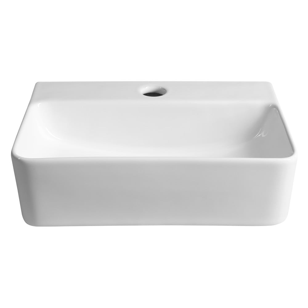 Chiuvetă mică pentru WC albă din ceramică 36x25 cm Gerda – Sapho