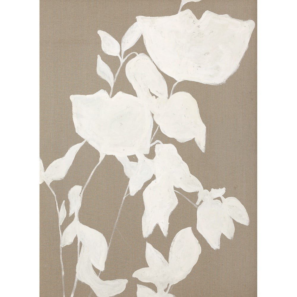 Tablou pictat manual 90×120 cm Fortuna White – Malerifabrikken 90x120 imagine 2022