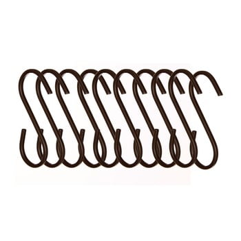 Set 10 cârlige suspendate premier housewares. negru