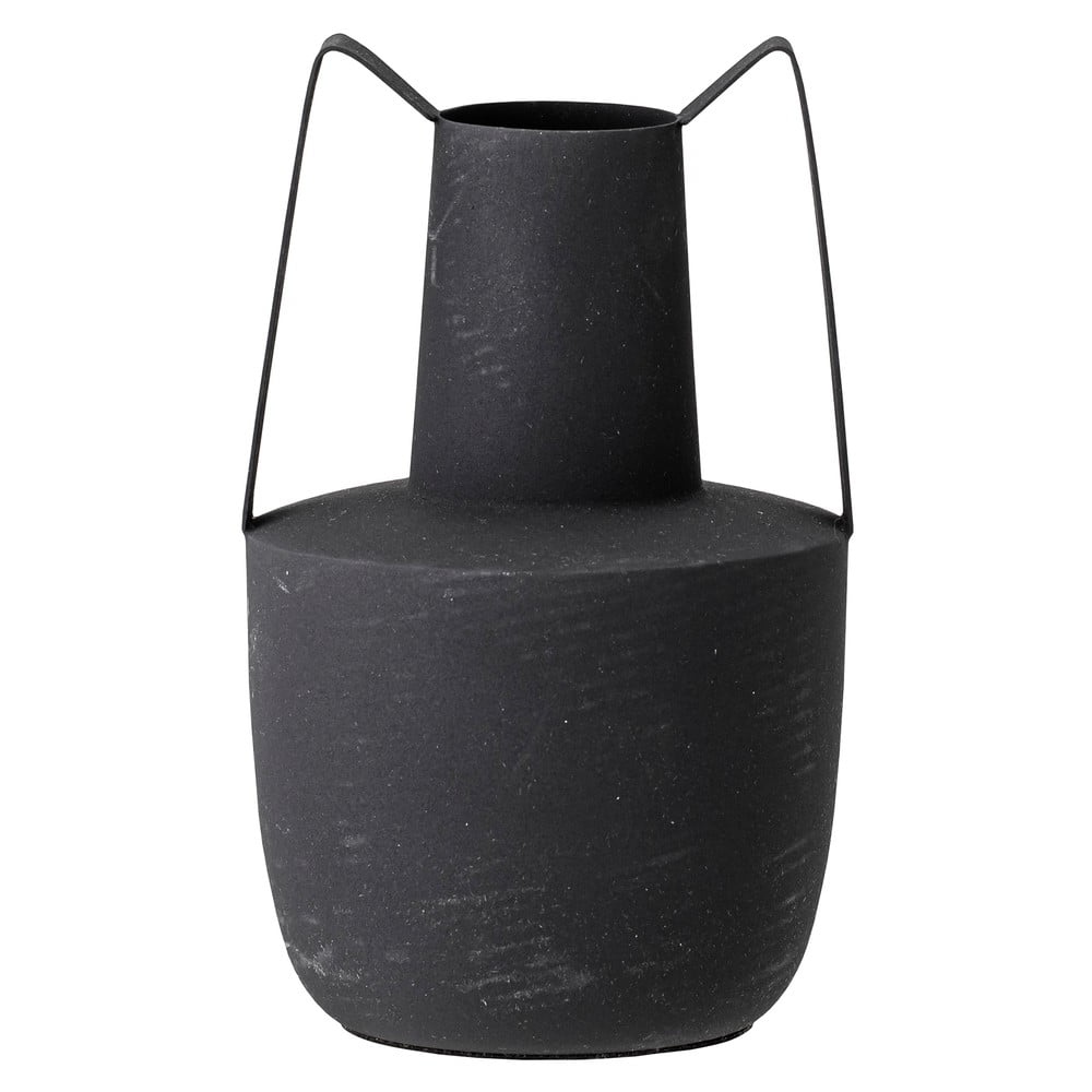 Poza Vaza din metal Bloomingville Itamar, inaltime 20,5 cm, negru