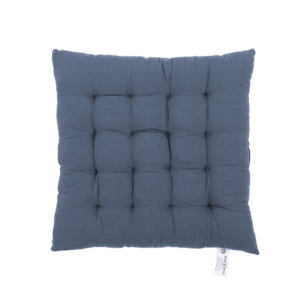 Poza Perna pentru scaun Tiseco Home Studio, 40 x 40 cm, albastru