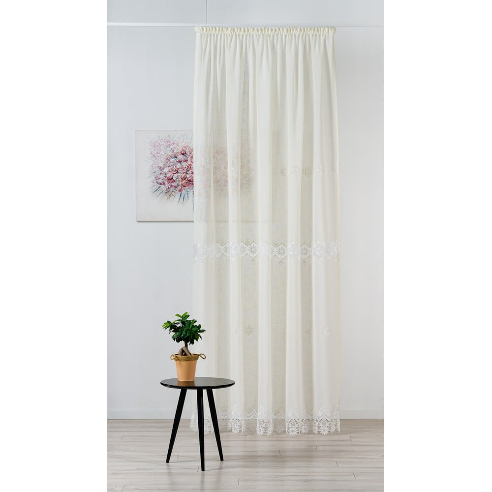 Perdea crem 140x245 cm alexa – mendola fabrics