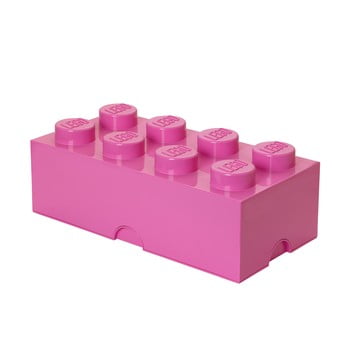 Cutie depozitare LEGO®, roz închis bonami.ro
