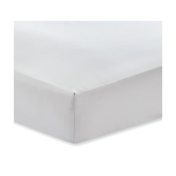 Cearșaf din bumbac satinat bianca classic, 90 x 190 cm, gri