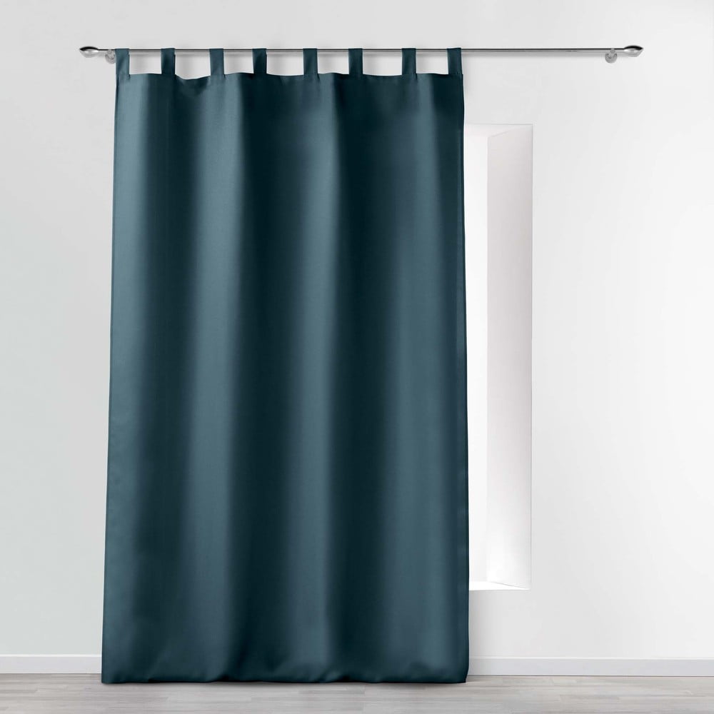 Draperie albastru-închis 140x260 cm Essentiel – douceur d\'intérieur