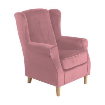Fotoliu max winzer lorris velour rose, roz