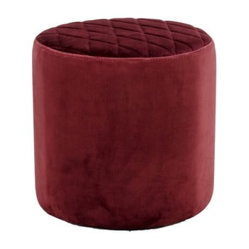Puf din catifea loomi.design ejby, roșu