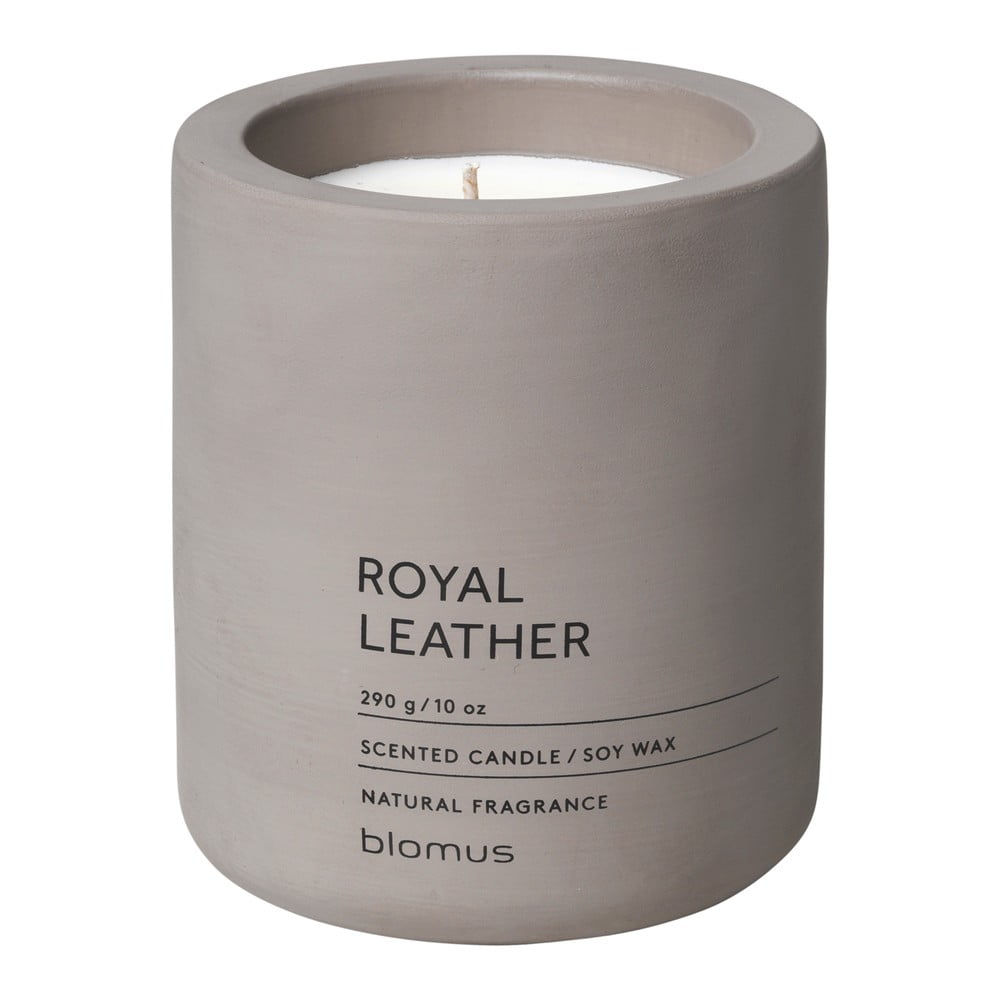 Lumânare parfumată din ceară de soia timp de ardere 55 h Fraga: Royal Leather – Blomus