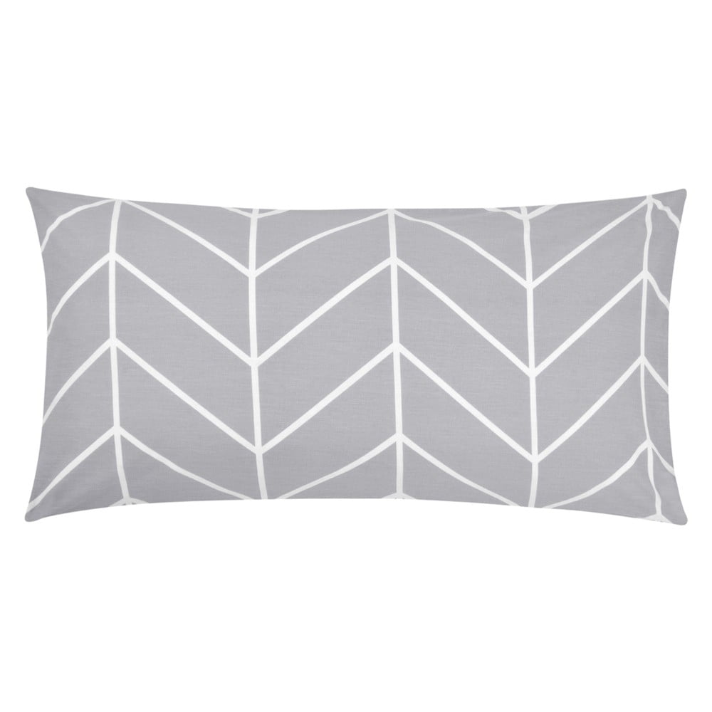 Set de 2 fețe de pernă decorative din bumbac by46 mirja, 40 x 80 cm, gri