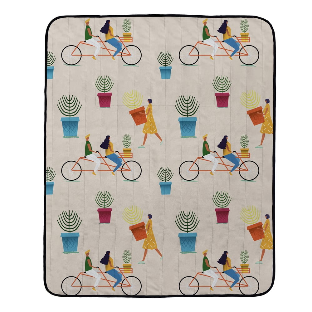 Pătură de picnic butter kings plant day, 145 x 180 cm