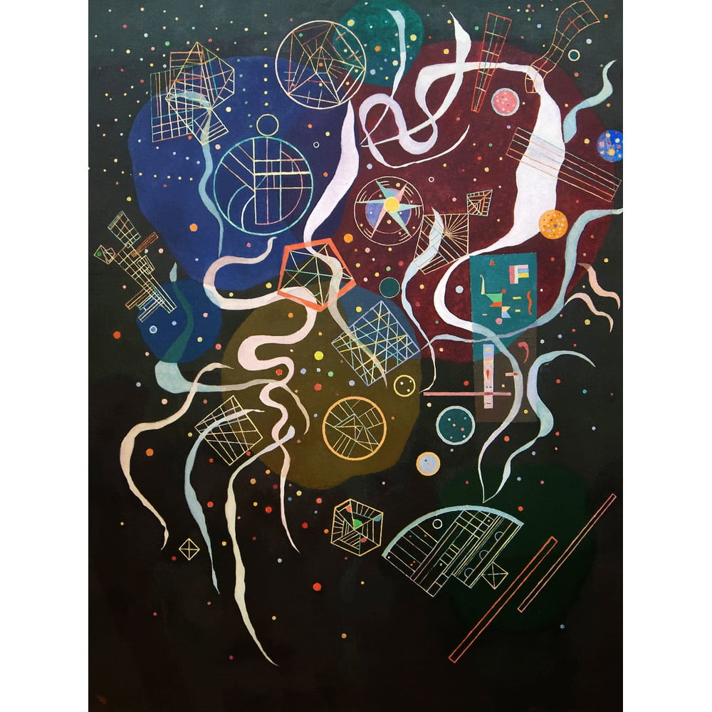  Tablou - reproducere 30x40 cm Mouvement I, Wassily Kandinsky – Fedkolor 