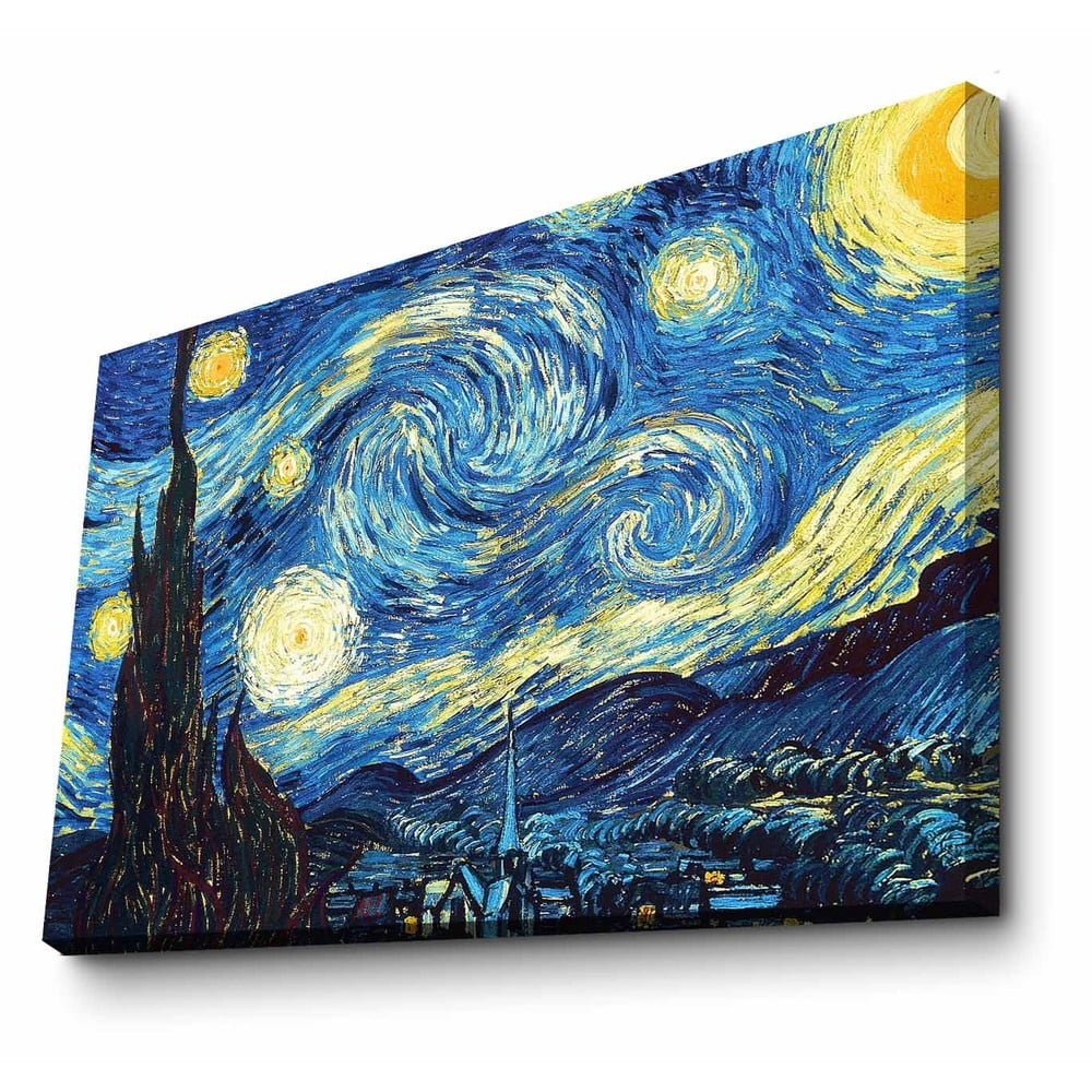 Poza Reproducere tablou pe piele de caprioara Vincent Van Gogh, 100 x 70 cm