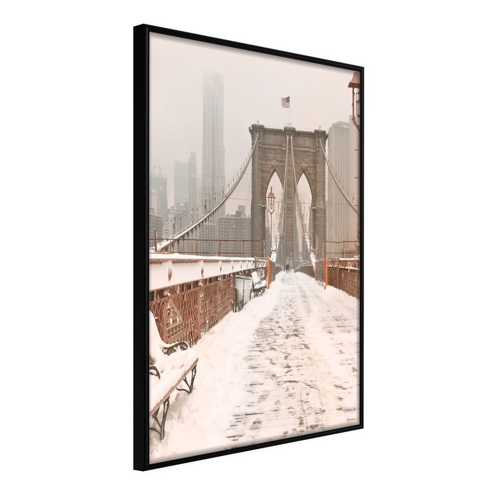 Poster cu ramă Artgeist Winter in New York, 40 x 60 cm Artgeist