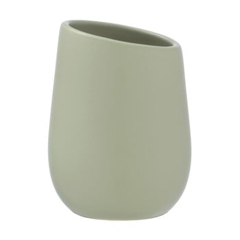 Recipient din ceramică pentru periuțe de dinți wenko badi, verde
