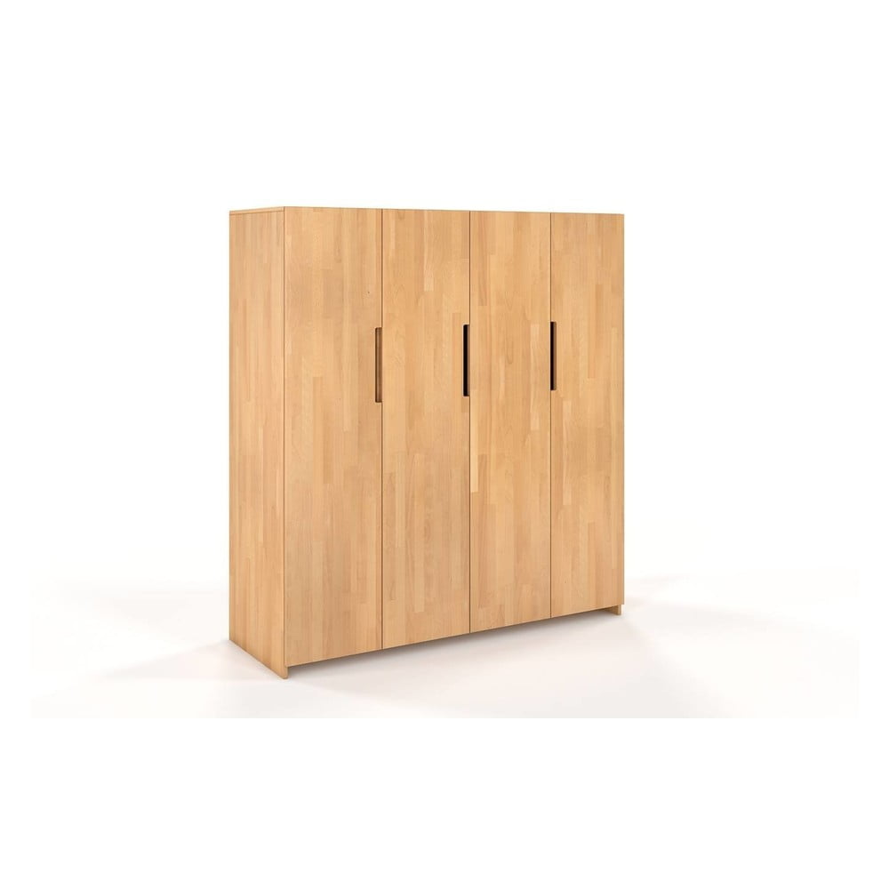 Dulap din lemn de fag Skandica Bergman, 170 x 180 cm bonami.ro imagine 2022
