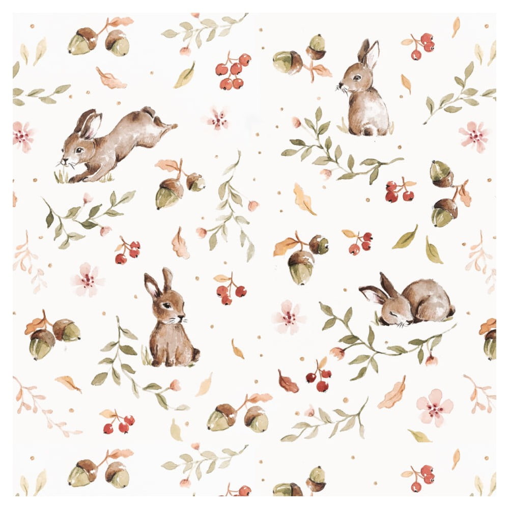 Tapet Dekornik Happy Rabbits, 50 x 280 cm bonami.ro imagine 2022