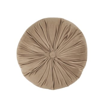 Pernă decorativă din catifea tiseco home studio velvet, ø 38 cm, maro