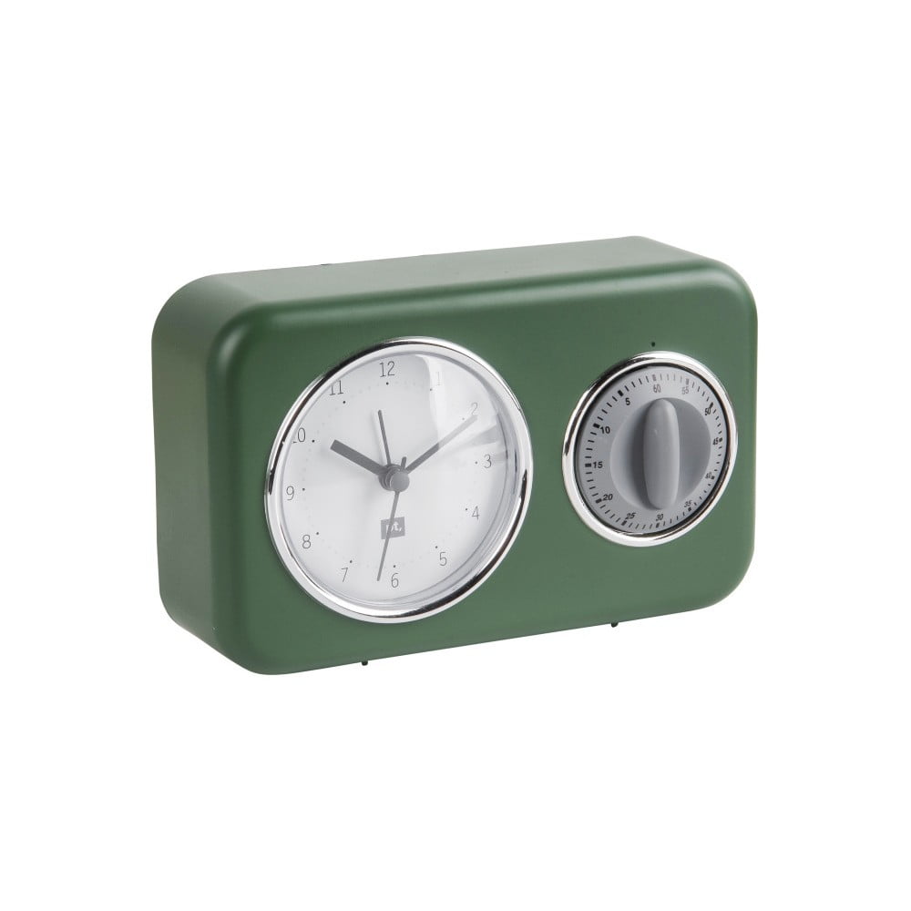 Ceas cu timer de bucătărie PT LIVING Nostalgia, verde