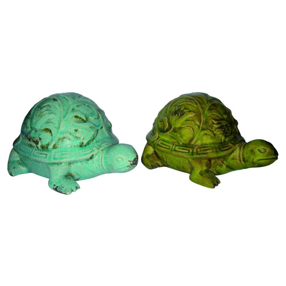 Statuete 2 buc. (înălțime 12,5 cm) Turtle – Deco Pleasure