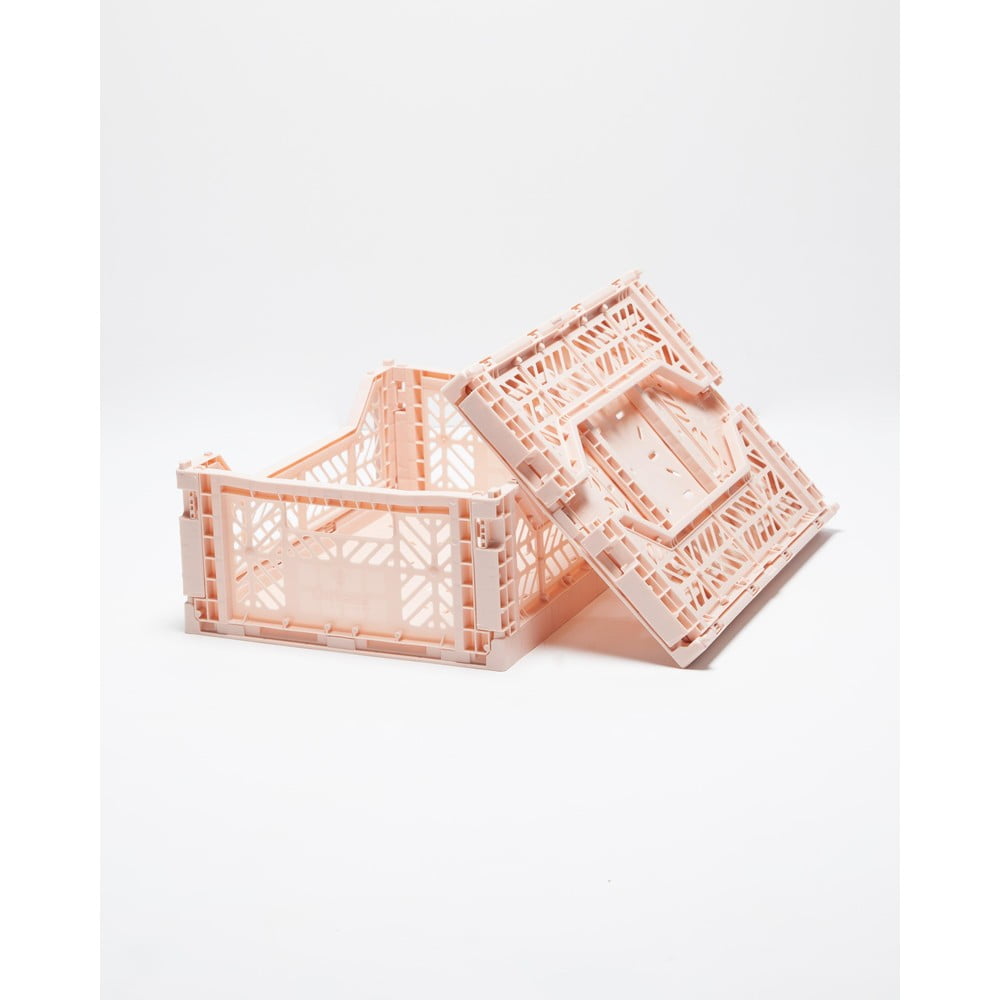 Set 2 lădițe pentru jucării little nice things caja, roz