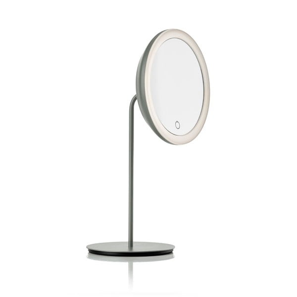 Oglindă cosmetică Zone Eve, ø 18 cm, gri