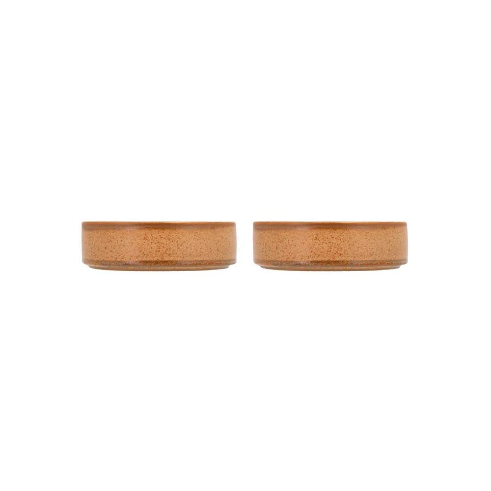 Set 2 boluri din porțelan villa collection fjord, ø 15,5 cm, portocaliu